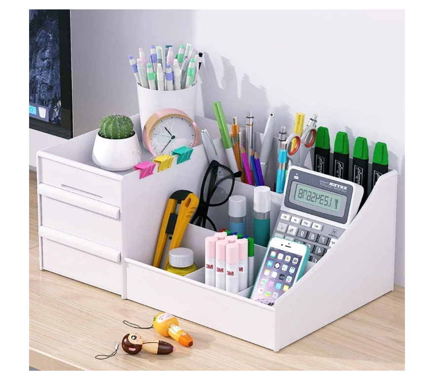 Shuttle Art Office Desk Organizer with Drawer Home office essentials